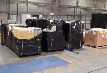 Receita Federal em Guarulhos apreende aproximadamente cinco toneladas de mercadorias com falsa declaração de conteúdo